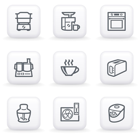 White button for web 17のイラスト素材