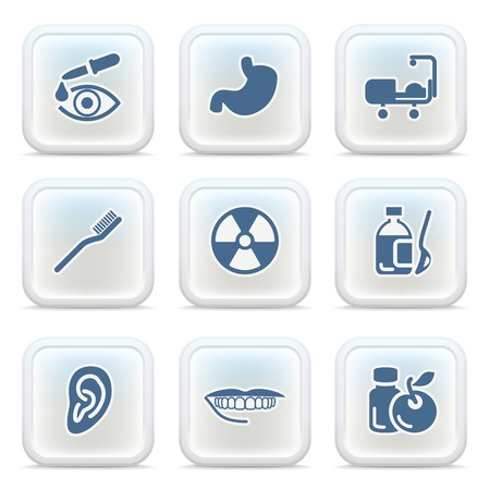 Internet icons on buttons 26のイラスト素材