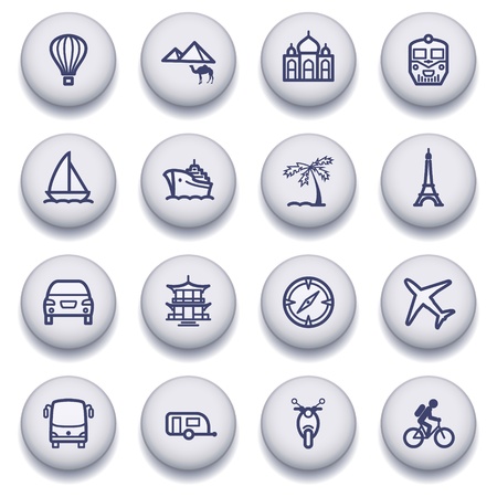 icons set for websites, guides, booklets.のイラスト素材