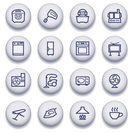 icons set for websites, guides, booklets.のイラスト素材