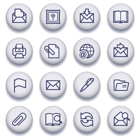 Vector icons set for websites, guides, booklets.のイラスト素材