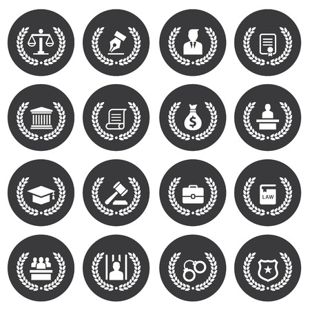 Law iconのイラスト素材