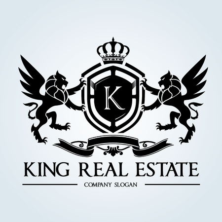 Luxury Vintage logoのイラスト素材