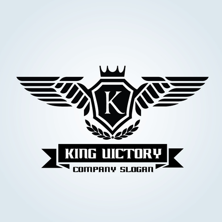 Luxury Vintage logoのイラスト素材
