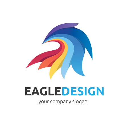 Eagle  ,brid  ,animal  ,vector   templateのイラスト素材