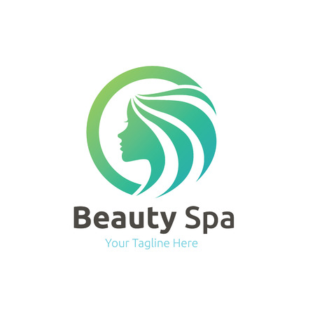 Beauty Care logo,Feminine Logo,beauty salon logo,vector logo templateのイラスト素材
