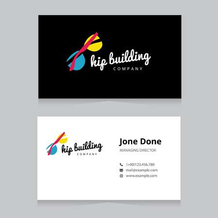 Hipster logo,geek logo,fashion design logo,vector logo templateのイラスト素材