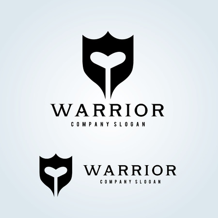 warrior,Skull logo,tattoo vector,vector logo templateのイラスト素材