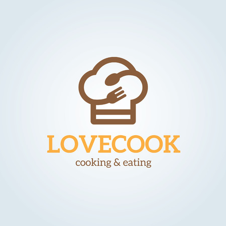 Love cooking , food and restaurantのイラスト素材