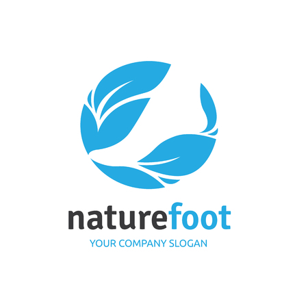 Foot care ,foot spa ,foot symbol ,foot icon,vector templateのイラスト素材