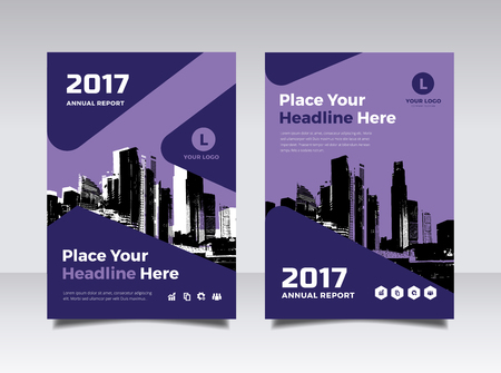 Business Book Cover Design Template in A4. Easy to adapt to Brochure, Annual Report, Magazine, Poster, Corporate Presentation, Portfolio, Flyer, Bannerのイラスト素材
