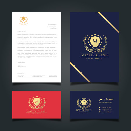 Corporate Identity Template.のイラスト素材