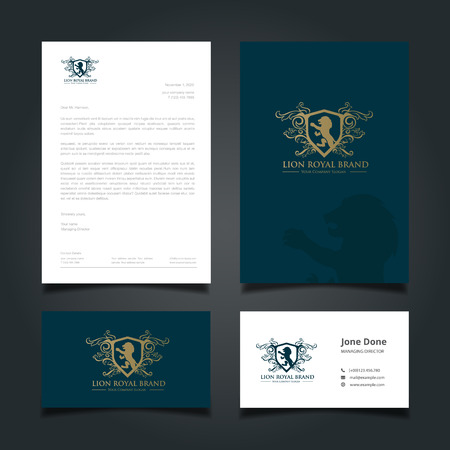 Corporate Identity Template.のイラスト素材