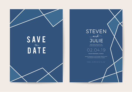 Luxury wedding invitation card templateのイラスト素材