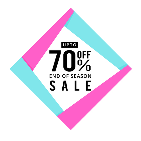End of season sale banner, limited quantities and discount text. Luxury geometric background texture vectorのイラスト素材