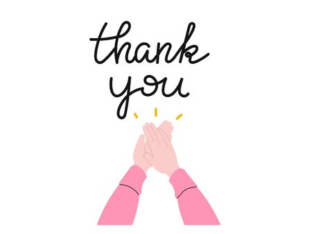 Thank you doctor and Nurses and medical personnel team for fighting the coronavirus. Thank you heroes, vector illustrationのイラスト素材
