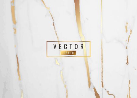 Luxury Gold Marble texture background vector. Panoramic Marbling texture design for Banner, invitation, wallpaper, headers, website, print ads, packaging design template.のイラスト素材
