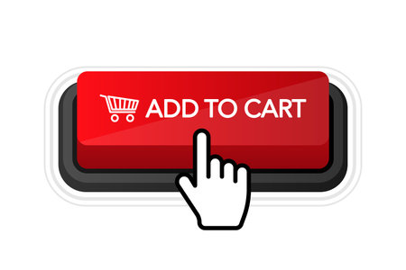 Add to cart. Banner for web design. Check mark icon. Banner saleのイラスト素材