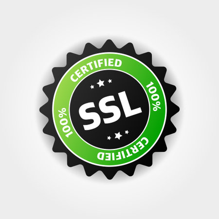 Secure connection icon vector illustration isolated on white background, flat style secured ssl shield symbols, protected safe data encryption technology, https certificate privacy signのイラスト素材