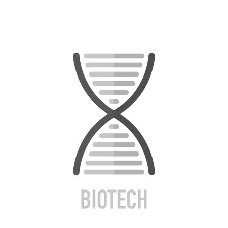 Stylish Biotech Template. The Biotech for use as a DNA sequencerのイラスト素材