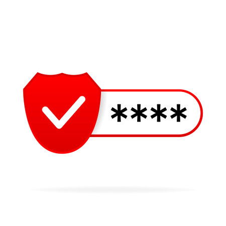 Smartphone unlocked and password notification vector, mobile phone security, user authorization, login, protection technologyのイラスト素材