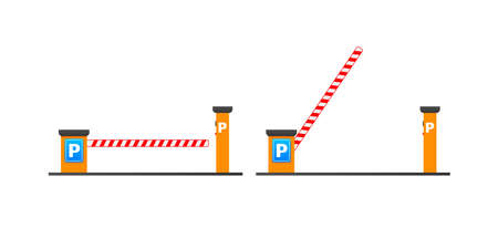 Isolated Parking zone- Blue roadsign with letter P isolated on white backgroundのイラスト素材