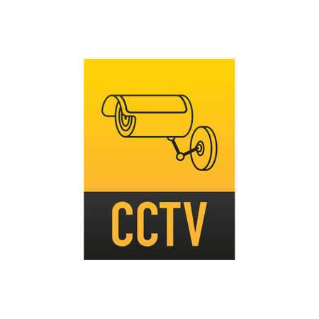 CCTV in operation. Security video, great design for any purposes. Isometric vector illustration. Security protection conceptのイラスト素材