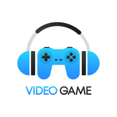 Abstract video game for game design. Vector illustration design.Play online.のイラスト素材