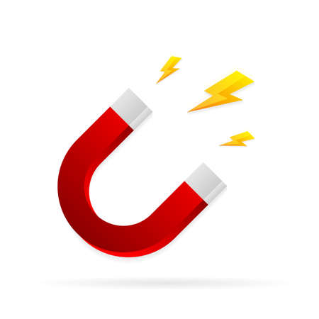 Magnet, great design for any purposes. Isolated objectのイラスト素材