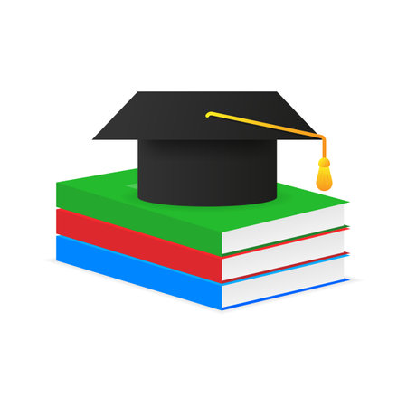 Education, knowledge, study concept. Business concept. Vector certificate iconのイラスト素材