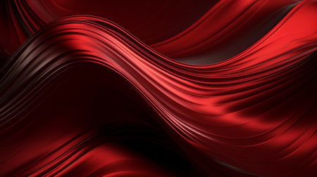 Red black silk satin background. Generative AIの素材