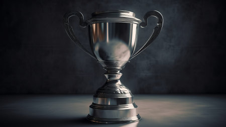 Winner trophy. Awarded for sporting events. Generative AIの素材