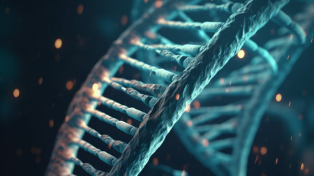 Cells human DNA. Generative AIの素材