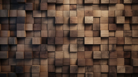 Wood texture background. Generative AI