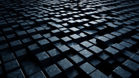 Modern Tech Background. Generative AIの写真素材