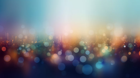 Blurred bokeh background illustration. Generative AIの素材