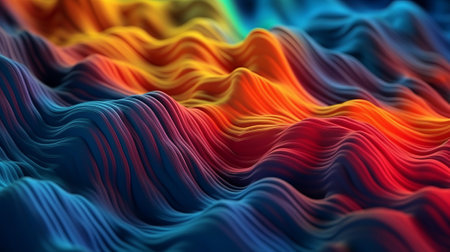 Abstract colorful gradient background. Generative AIの素材