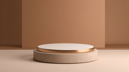 Minimal modern product display podium. Generative AIの素材