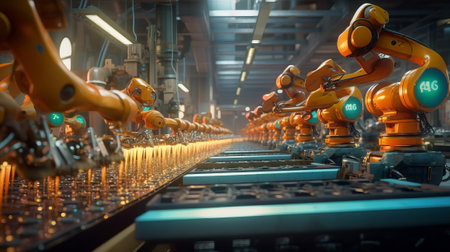 Automating the production line with precision. Generative AIの素材