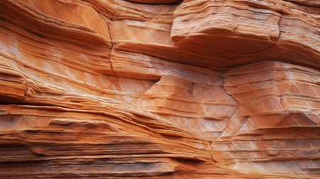 Textured surface of a sandstone cliff. Generative AIの素材