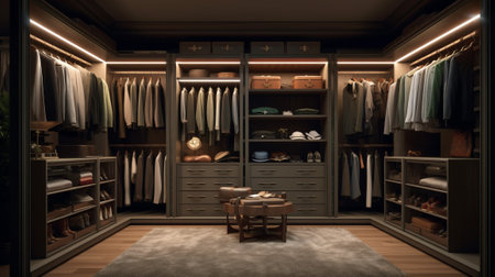 Wardrobe Design Ideas. Generative AIの素材