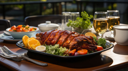 Peking Duck. Generative AI.の素材