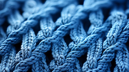 Closeup of Knit Sweater Background. Generative AI.の素材