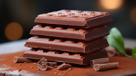 Chicken in Field close-up. Generative AI.の素材