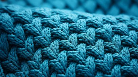Closeup of Knit Sweater Background. Generative AI.の素材