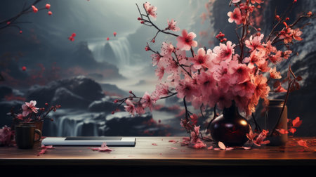 Beautiful wallpapers textures and backgrounds. Generative AI.の素材