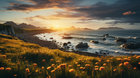 Most beautiful nature wallpapers textures. Generative AI.の素材