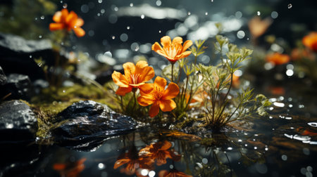 Most beautiful nature wallpapers textures. Generative AI.の素材