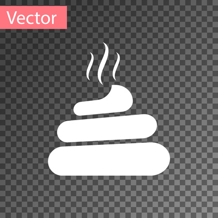 White Shit icon isolated on transparent background. Vector Illustrationのイラスト素材