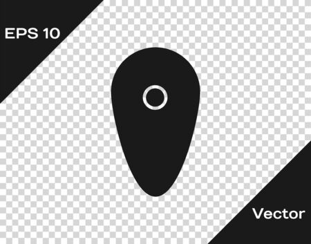 Grey Shield icon isolated on transparent background. Guard sign. Security, safety, protection, privacy concept. Vector Illustrationのイラスト素材